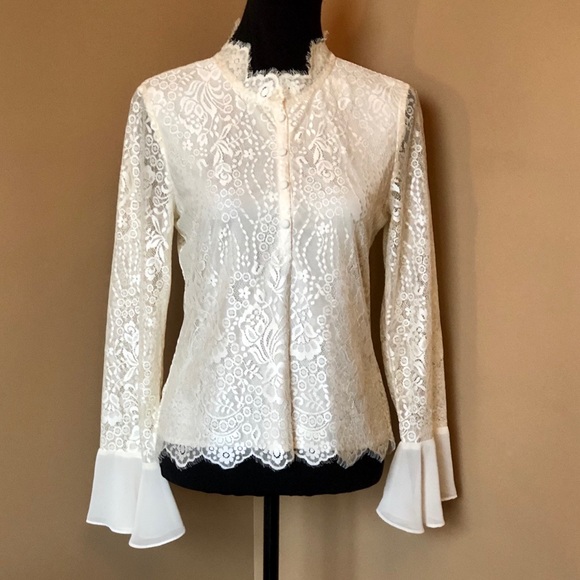 Moda International Tops - Moda International Long Sleeve Blouse